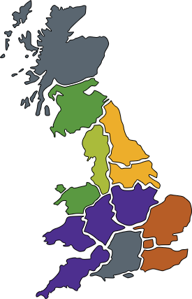 UK DNO map