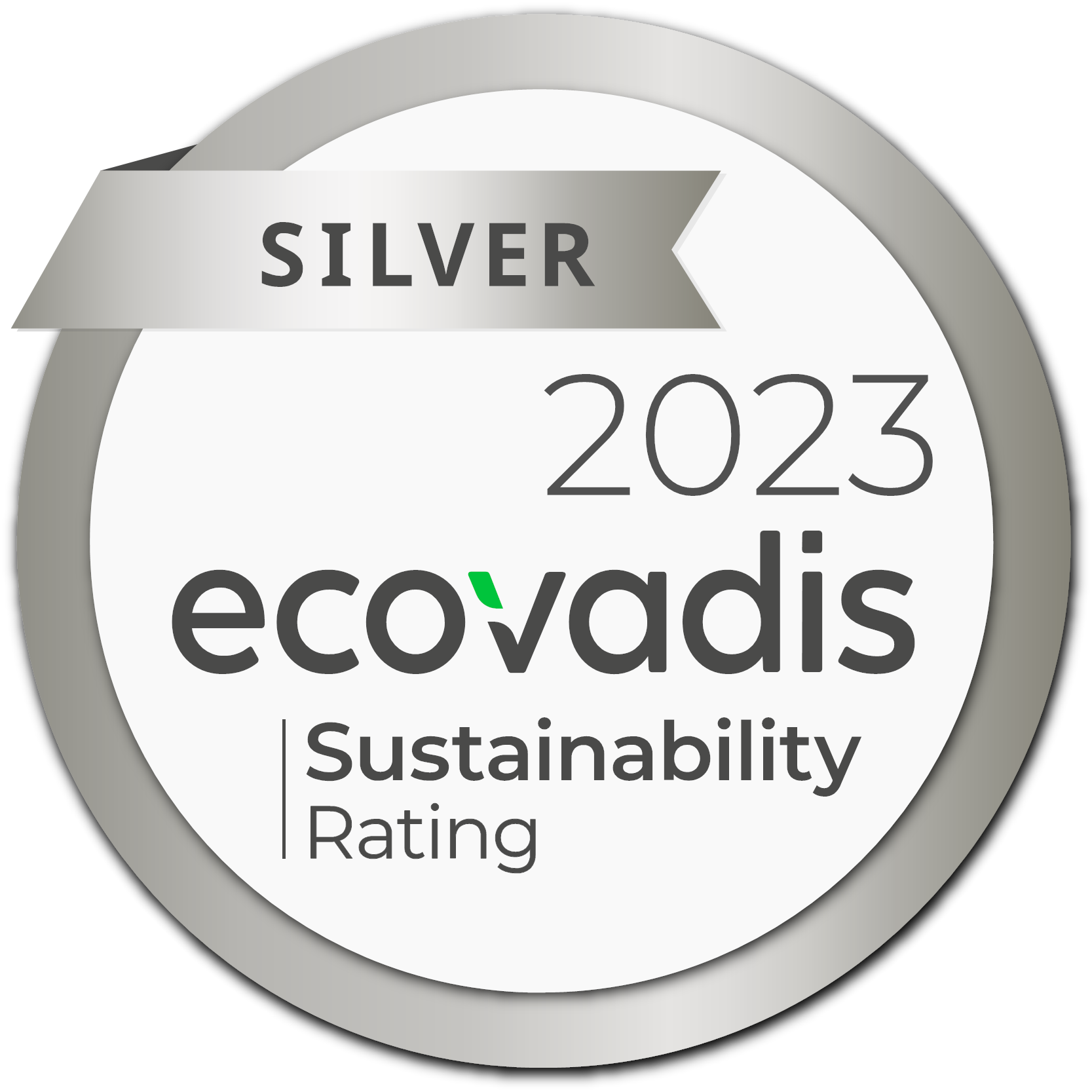 Ecovadis Silver 2023 - Sustainability Award