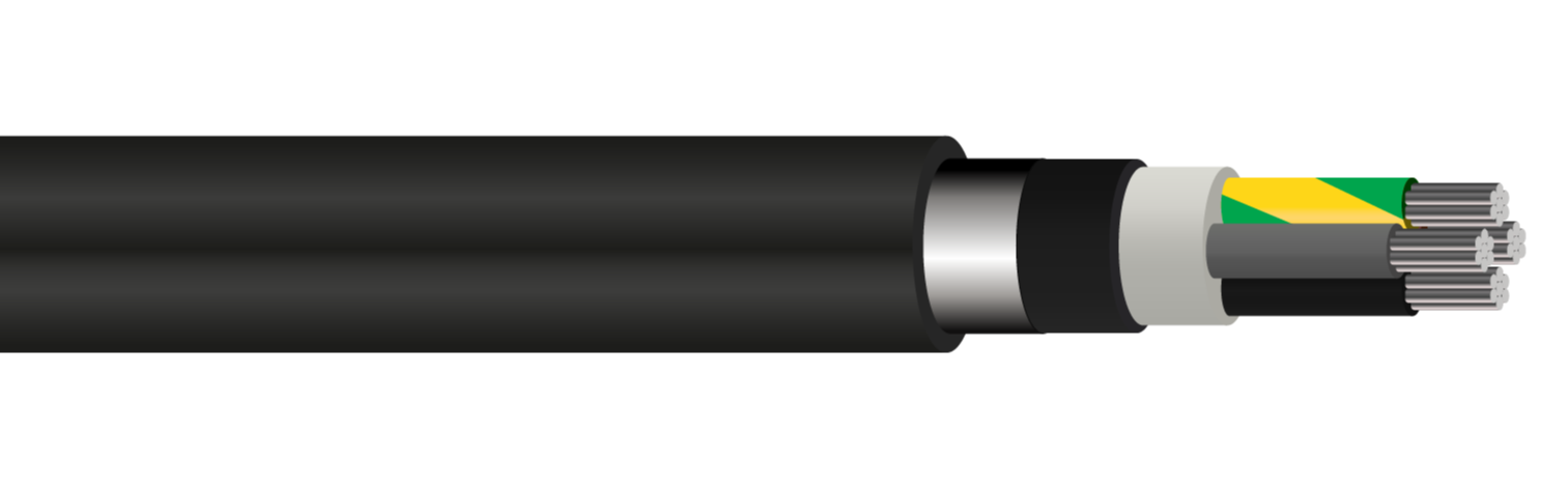U-1000 RVFV / XAV XLPE PVC 0.6/1kV Cable - 1.5mm² to 240mm²