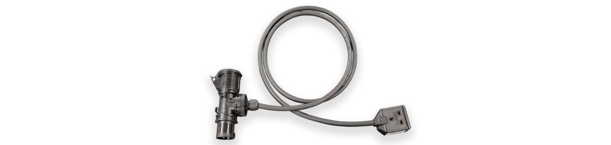 16A Tee - 2G 13A Sock Extension Leads - H07RN-F ExtremeFlex90®