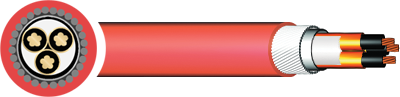 BS7835 3 Core Armoured Power Cable 22kV - XLPE, PET, SWA, LSZH - 95mm