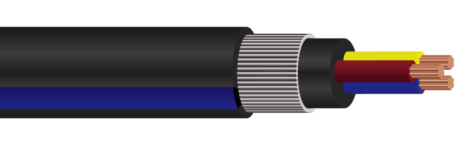 SANS 1507-3 PVC-SWA-PVC Low Voltage Cable, Mains & Control - 1.5mm² to 16mm²
