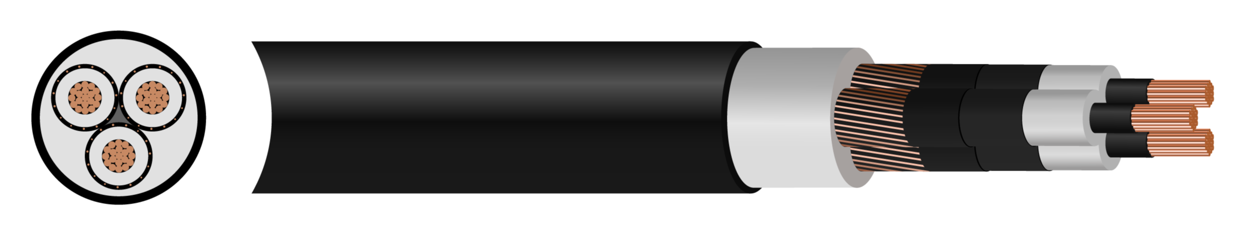 XHIOE Cable XHIOE Medium Voltage Power Cable 3.6/6kV (7.2kV) 25mm² – 630mm²