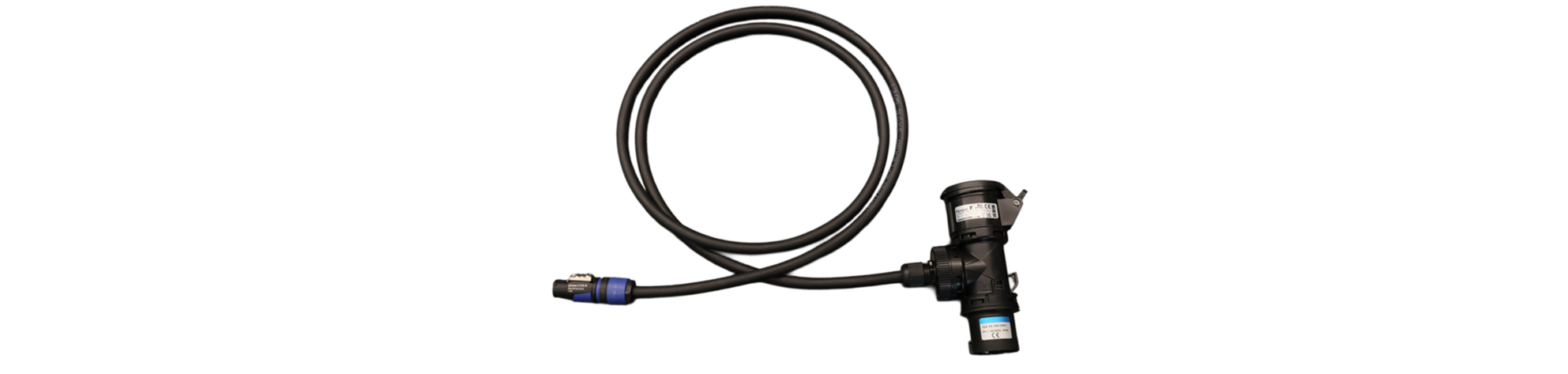 16A Tee - PowerCon Extension Leads 90°c ExtremeFlex90®