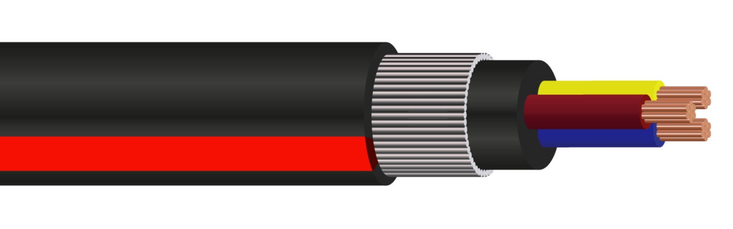 SANS 1507-4 XLPE-SWA-PVC Low Voltage Mains Cable 25mm² to 240mm²