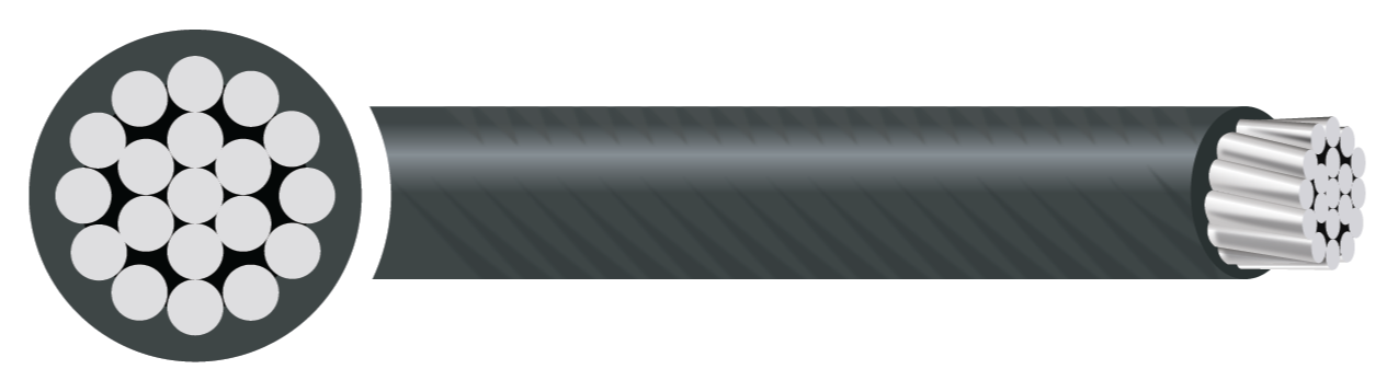 Hornet Overhead Line (AAC) Cable - PVC | Network Rail Certified