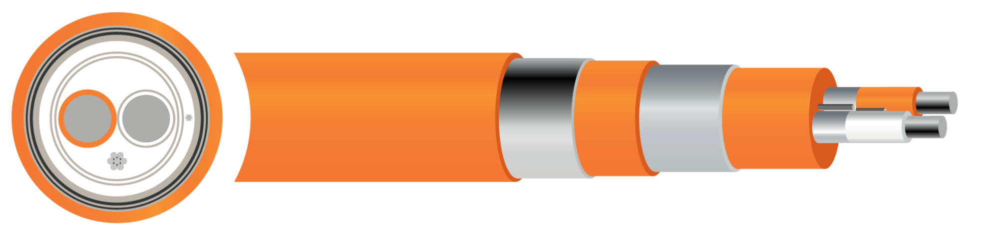 Thermocouple TX ICAM Armoured Extension Cable