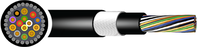 ENATS 09-6 Telecommunications Cable  - PE, SWA, PVC - 0.50mm