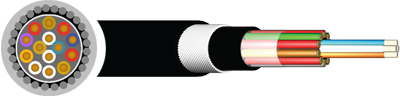CW1128-1198 Telecommunications Cable - PJF, SWA - 0.63mm