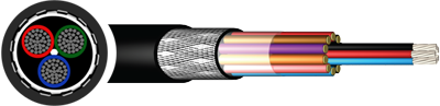 Defence Standard Control Cable - DEF 61-12, LSZH - 0.5mm