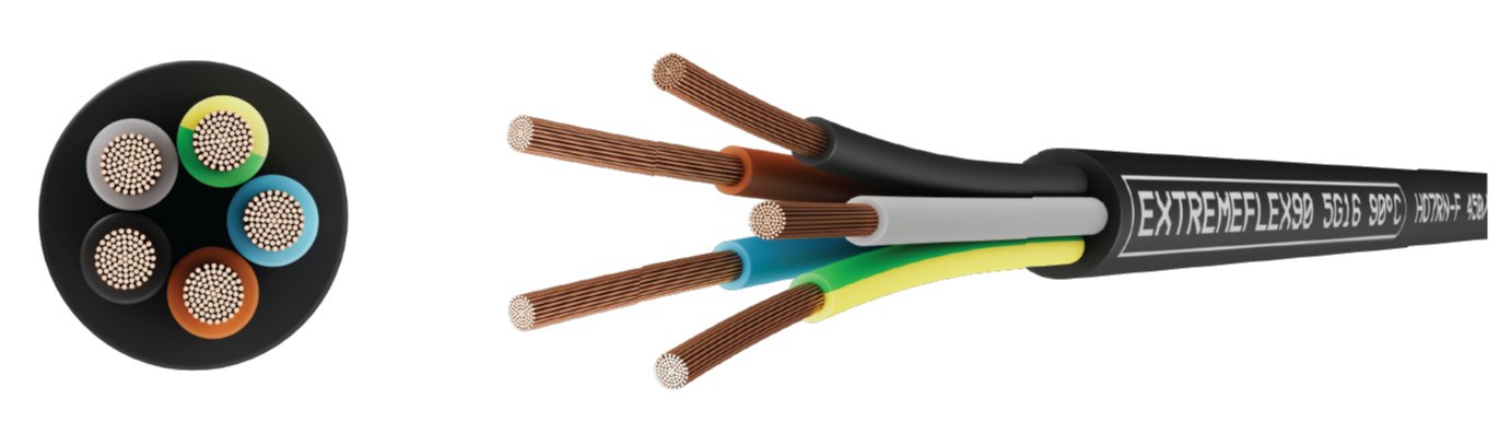 ExtremeFlex90 Flexible Mains & Control Cable - 1mm² to 630mm²