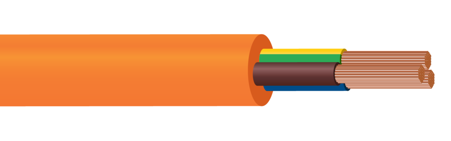 H05BQ-F Cable 0.5mm² to 1mm²