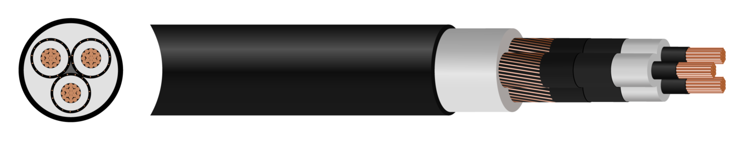 XHIOE Cable XHIOE Medium Voltage Power Cable 8.7/15kV (17.5kV) 25mm² – 630mm²