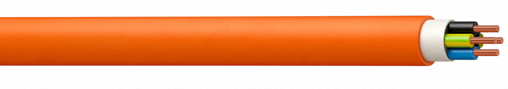 Nexans - N2XHFR Low Voltage Fire Resistant Multi Core OR - CU, MGT, XLPE, LSZH - 1.5mm² to 400mm²