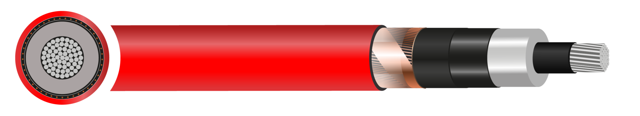 RHZ1-2OL-AL - 8.7/15 (17.5) kV Cable - 50mm² to 630mm²