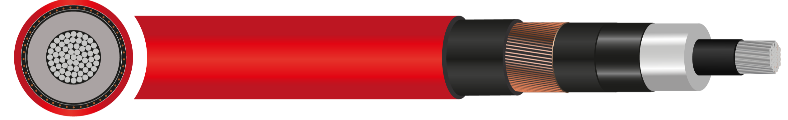 Nexans - NA2XS(F)H 12/20 (24)kV Cable - 50mm² to 630mm²