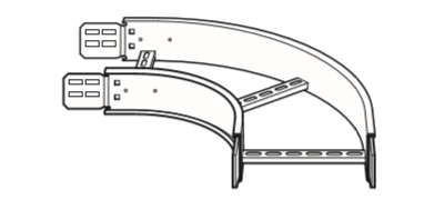 Heavy Duty Ladder - 90° Bends