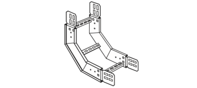 Medium Duty Ladder - 90° Internal Riser