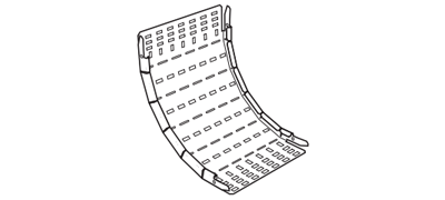 Legrand Tray - MRFIR 90° Internal Riser HDG  