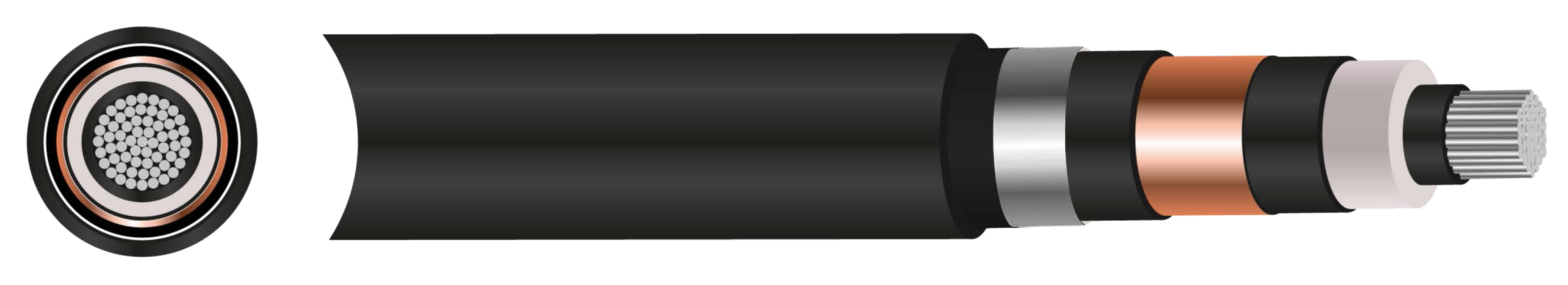 MV SOLAR SINGLE CORE XLPE ATA MDPE 18/30(36)kV AD7 - 50mm² to 800mm²