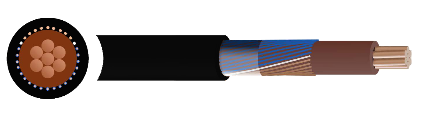 DNO Approved SNE Copper Split Concentric Cable - XLPE, PVC - 4mm² to 35mm²