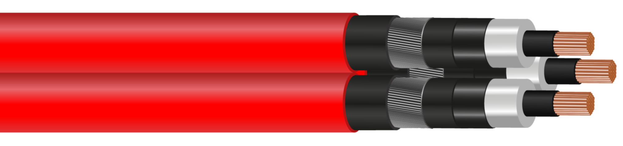 National Grid Approved Copper Triplex Cable (NGED) - 11kV, XLPE, MDPE - 185mm² to 300mm²