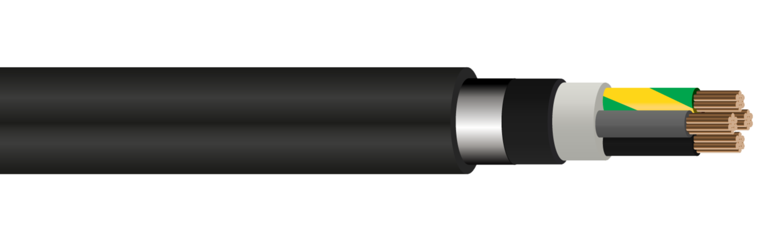 U-1000 RVFV / XAV XLPE PVC 0.6/1kV Cable - 1.5mm² to 240mm²