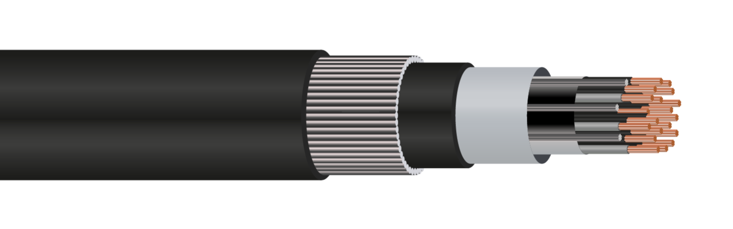 EN 50288-7 - RE-2X(st)Y SWA PiMF Comms & Control Cable PVC ICAT